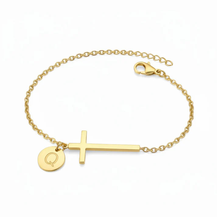 Sacred Signature – Personligt Korsarmband