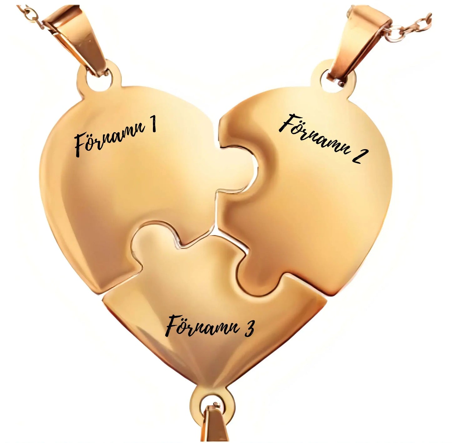 Personligt familjepusselhalsband