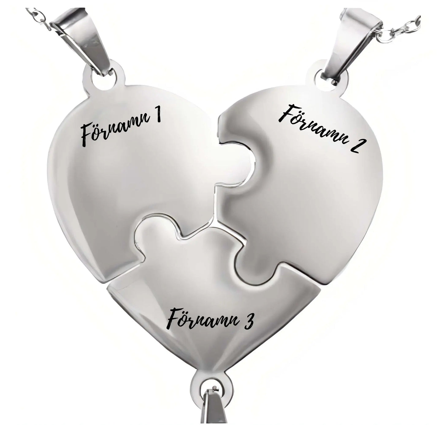 Personligt familjepusselhalsband