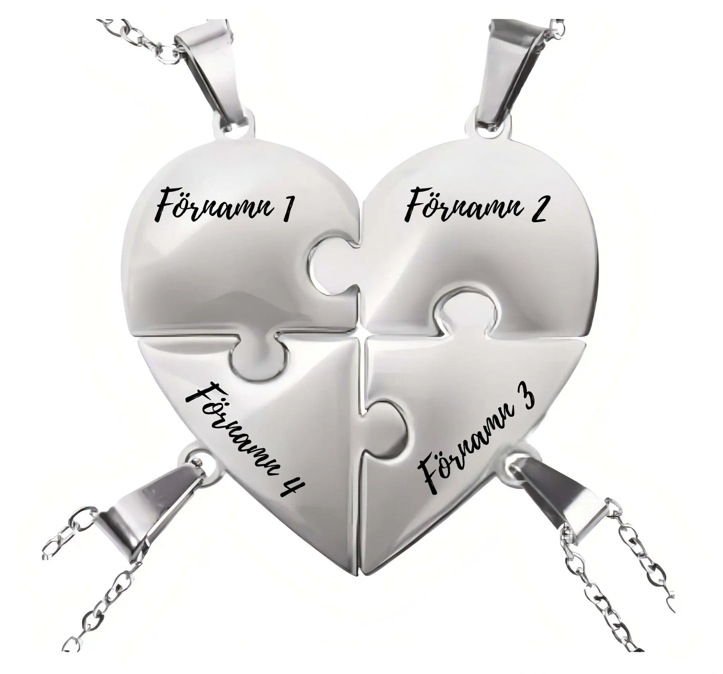 Personligt familjepusselhalsband