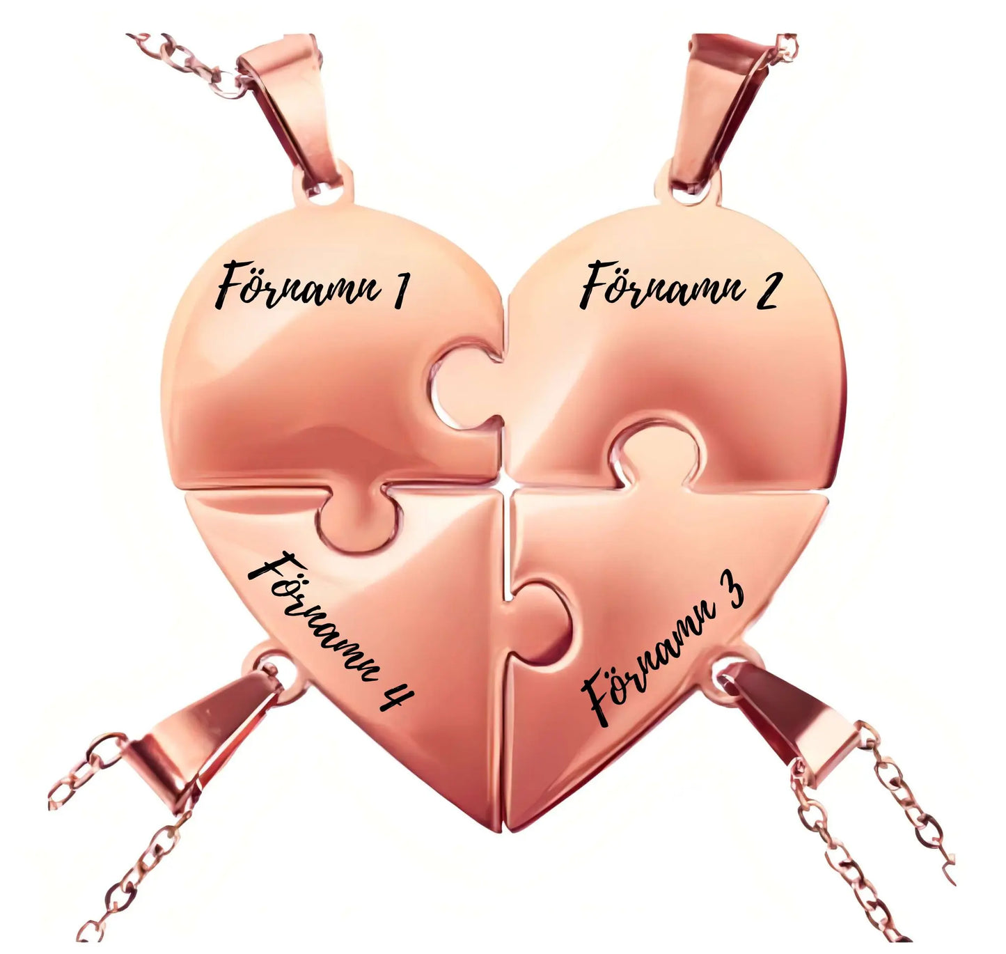 Personligt familjepusselhalsband