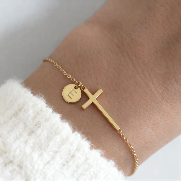 Sacred Signature – Personligt Korsarmband