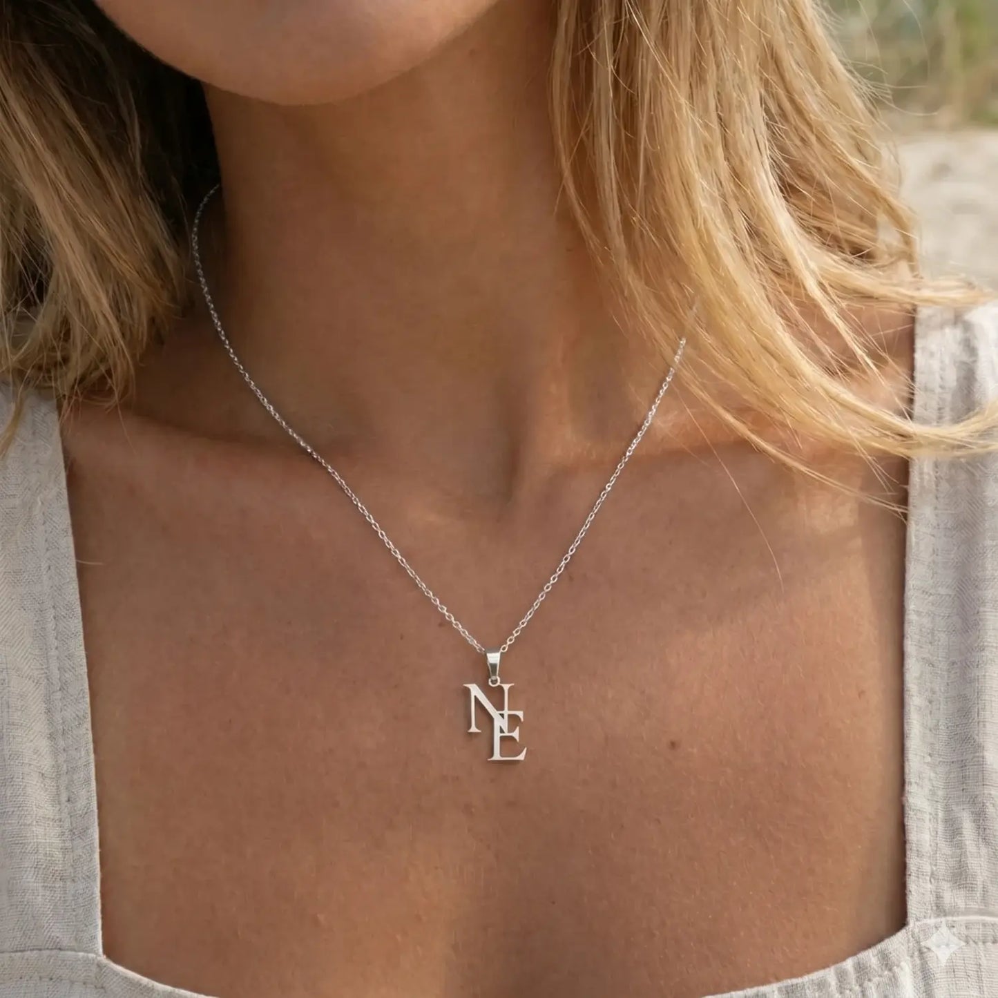 Personligt Initialhalsband