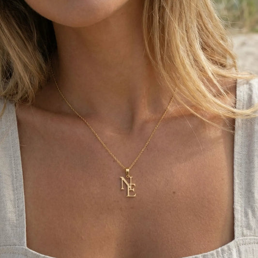 Personligt Initialhalsband